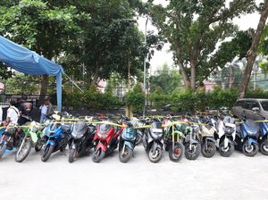 Polda Riau Ungkap Jaringan Curanmor Lintas Provinsi, 44 Motor Disita