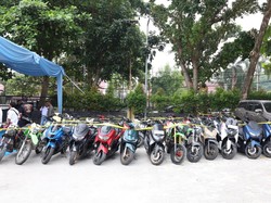 Polda Riau Ungkap Jaringan Curanmor Lintas Provinsi, 44 Motor Disita