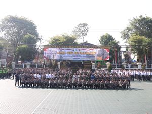 Polres Malang Gelar Apel Kamtibmas, Perkuat Pengamanan Wilayah
