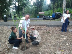 Reforestasi Hutan Lindung Pura Luhur Batukaru, Ratusan Pohon Ditanam