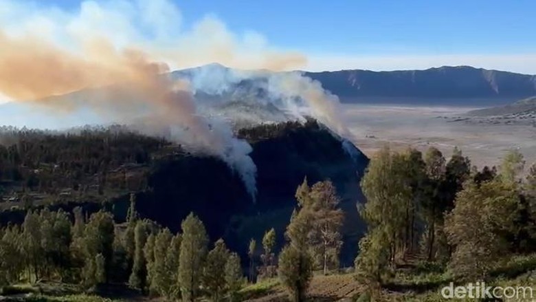 Karhutla Bromo Muncul Lagi, 2 Titip Api Dekati Jembatan Kaca