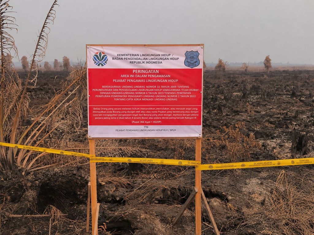 KLH/BPLH Terjunkan Ratusan Pengawas Usut Empat Puluh Dua Perusahaan Terduga Pembakar Lahan di Sumatera dan Kalimantan. (Dok. Kementerian KLH/BPLH)