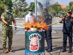 43,2 Juta Rokok Ilegal Dimusnahkan, Pemkot Surabaya Bidik 31 Kecamatan