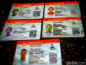 Penampakan SIM Palsu Rp 500 Ribu yang Dibongkar Polisi Sukabumi