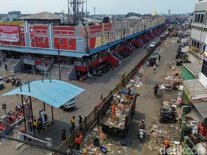 Penataan Pasar Baru Bekasi Berlanjut, Ratusan PKL Ditertibkan