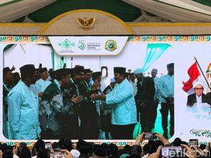 Prabowo Resmi Buka Muktamar ke-35 NU di Tambakberas Jombang