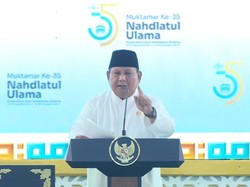 Janji Prabowo ke Seluruh Sekolah NU Saat Buka Muktamar