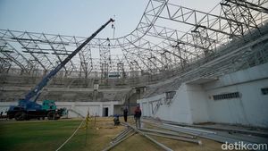 Mengintip Progres Pembangunan Stadion Gelora Daha Jayati Kediri
