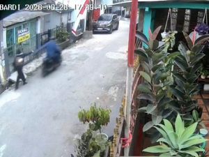Terekam CCTV, Laptop Mahasiswi UPI Digasak Jambret di Margaasih