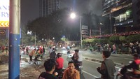 Situasi Kawasan KS Tubun Jakpus Malam Ini, Masih Ada Massa Berkumpul