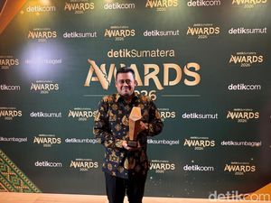 Pemprov Sumut Raih detikSumatera Awards, Gubsu Komitmen Tingkatkan Pelayanan