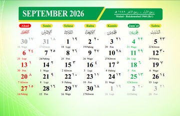 Hari Ini Malam Jumat Apa? Cek Kalender Jawa 25 September 2026 dan Ramalannya!