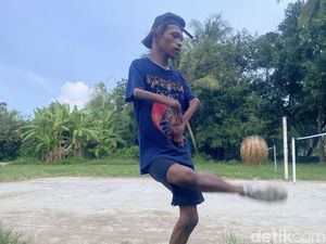 Kisah Ridwan, Disabilitas Bawean Gabung Timnas Takraw Tanding ke Thailand