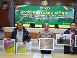 Polda Riau Ungkap 37 Kasus Karhutla, 40 Orang Jadi Tersangka