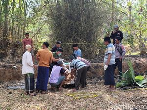 Geger Lansia Perempuan Tewas Terbakar di Sawah Sumenep