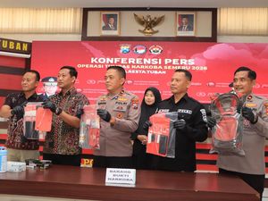 4 Pengedar Narkoba di Tuban Digulung, Sabu 53 Gram Disita