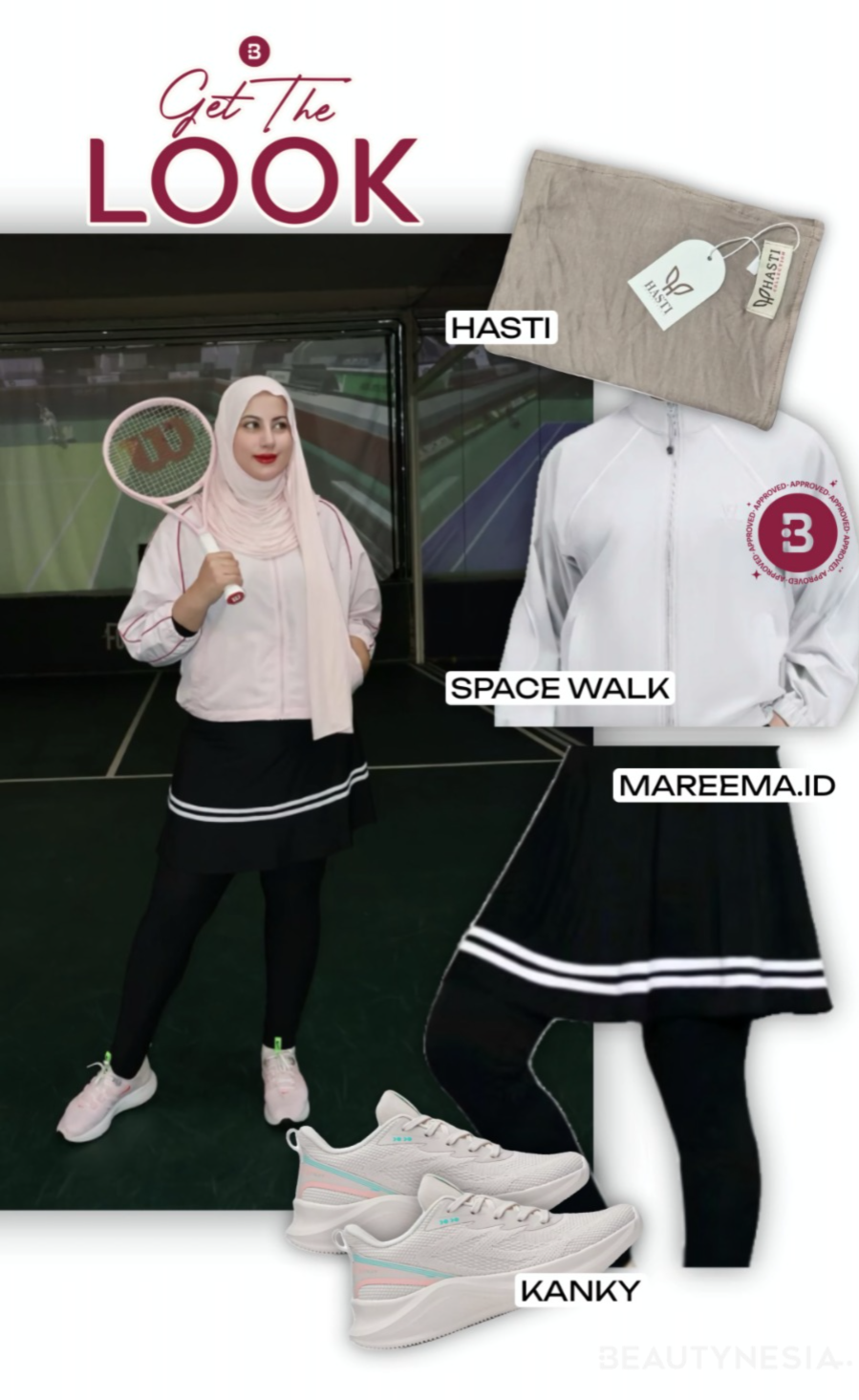 Inspirasi outfit olahraga hijab yang nyaman ala Tasyi Athasyia