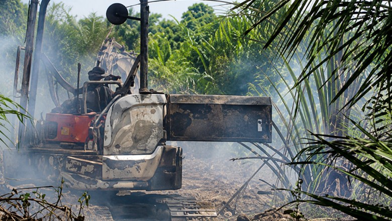 Alat Berat Terbakar di Tengah Karhutla KM 11 Kobar, Asal Api Dipertanyakan