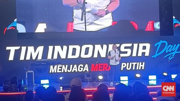 Chef de Mission (CdM) Indonesia di Asian Games 2026, Todotua Pasaribu, Chef de Mission (CdM) Indonesia di Asian Games 2026, Todotua Pasaribu, memberi sambutan Tim Indonesia Day jelang Asian Aames Aichi Nagoya Jepang 2026.