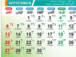 Kalender September 2026 Lengkap: Info Tanggal Merah-Cuti, dan Hari Besar