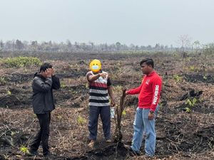Karhutla di Pematang Pudu Bengkalis, 1 Pria Duduki Lahan-Tanam Sawit Jadi Tersangka