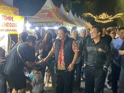 Geliat Ratusan Pelaku UMKM dalam Pasar Rakyat 2026 di Alun-alun Nganjuk