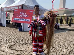 Semarak Merdeka Run 2026, Peserta Pakai Kostum Leak Bali hingga Spider-Man