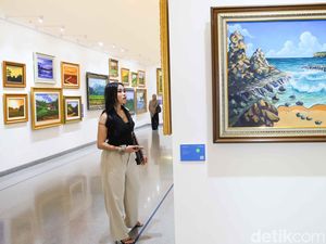 Ragam Karya Lukis Bawa Pesan Damai dan Harapan di Taman Ismail Marzuki