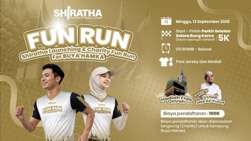 Bawa Semangat Olahraga dan Kepedulian Sejarah di Charity Fun Run Buya Hamka