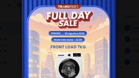 Diskon Jumbo Mesin Cuci Front Load di Transmart Full Day Sale