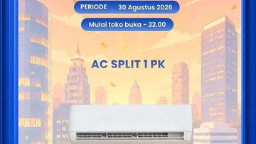 Beli AC Baru di Transmart Full Day Sale, 1 PK Bisa Diskon Rp 1,7 Juta