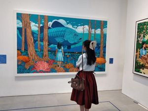 Ada Pesan Lingkungan di Pameran Seni Ke-2 SBY Art Community