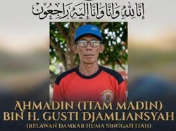 Relawan Damkar Gugur Usai Berjuang di Garis Depan Karhutla Kobar