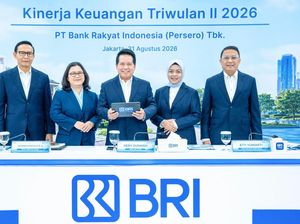 BRI Bukukan Laba Rp 31,2 T hingga Akhir Triwulan II 2026, Tumbuh 17,5%