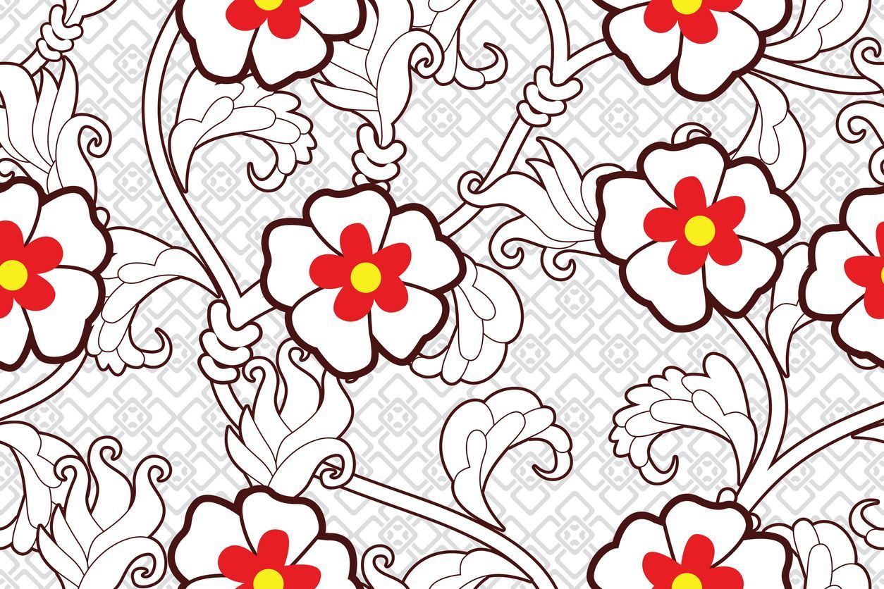 Ilustrasi Gambar Batik