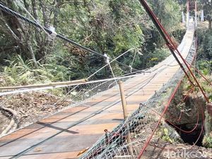 Ini Penyebab Jembatan Pongpet Pangandaran Anjlok