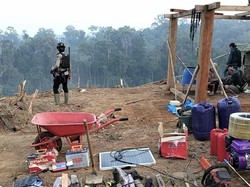 40 Hektare Zona Inti TNBBS Dirambah dan Dibakar, 4 Orang Jadi Tersangka
