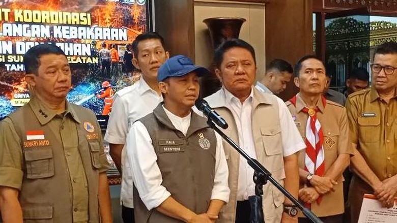 Hotspot-Firespot di Sumsel dan Nasional Diklaim Turun, Menhut: Trennya Membaik