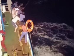 Terombang-Ambing di Selat Alas, 4 Nelayan Asal Lombok Diselamatkan Kapal Ferry