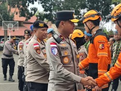 51 Personel BKO Mabes Polri untuk Gempa Flores Kembali ke Jakarta