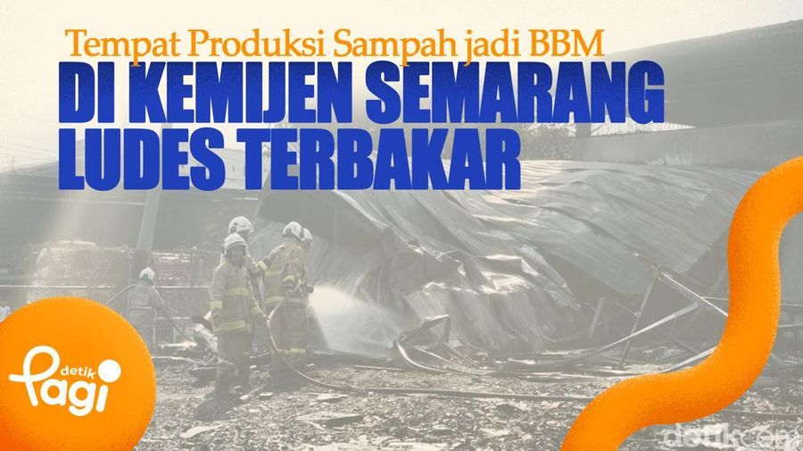 Video: Tempat Produksi Sampah jadi BBM di Kemijen Semarang Ludes Terbakar