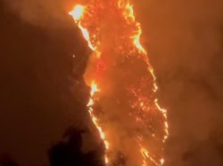 500 Hektare Lahan di Gunung Lakawan Enrekang Terbakar
