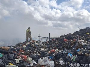 Belasan Jam Kebakaran Lahan di Kawasan Nakula, Api Masih Berkobar Pagi Ini