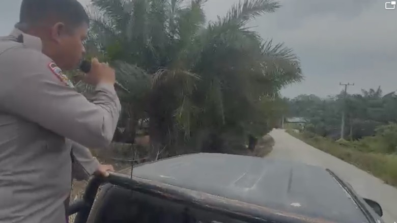 Cegah Karhutla, Polres Inhu Gencarkan Imbauan Pakai Toa Keliling hingga Masjid