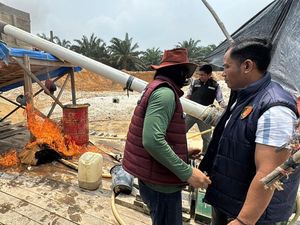 Tambang Emas Liar di Kuansing Ditertibkan, 2 Rakit Langsung Dimusnahkan