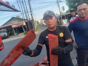 Selang Damkar Dipotong OTK Saat Padamkan Kebakaran di Bitung, Polisi Usut