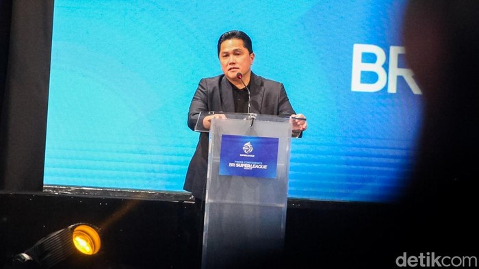 Super League 2026 resmi diluncurkan di SCTV Tower, Senayan, Jakarta Selatan, Selasa (1/9/2026). Kompetisi kasta tertinggi sepak bola profesional Indonesia tersebut akan mulai bergulir pada 4 September 2026.