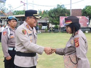 Kasat Binmas Polres Gianyar AKP Asriwanti Pensiun