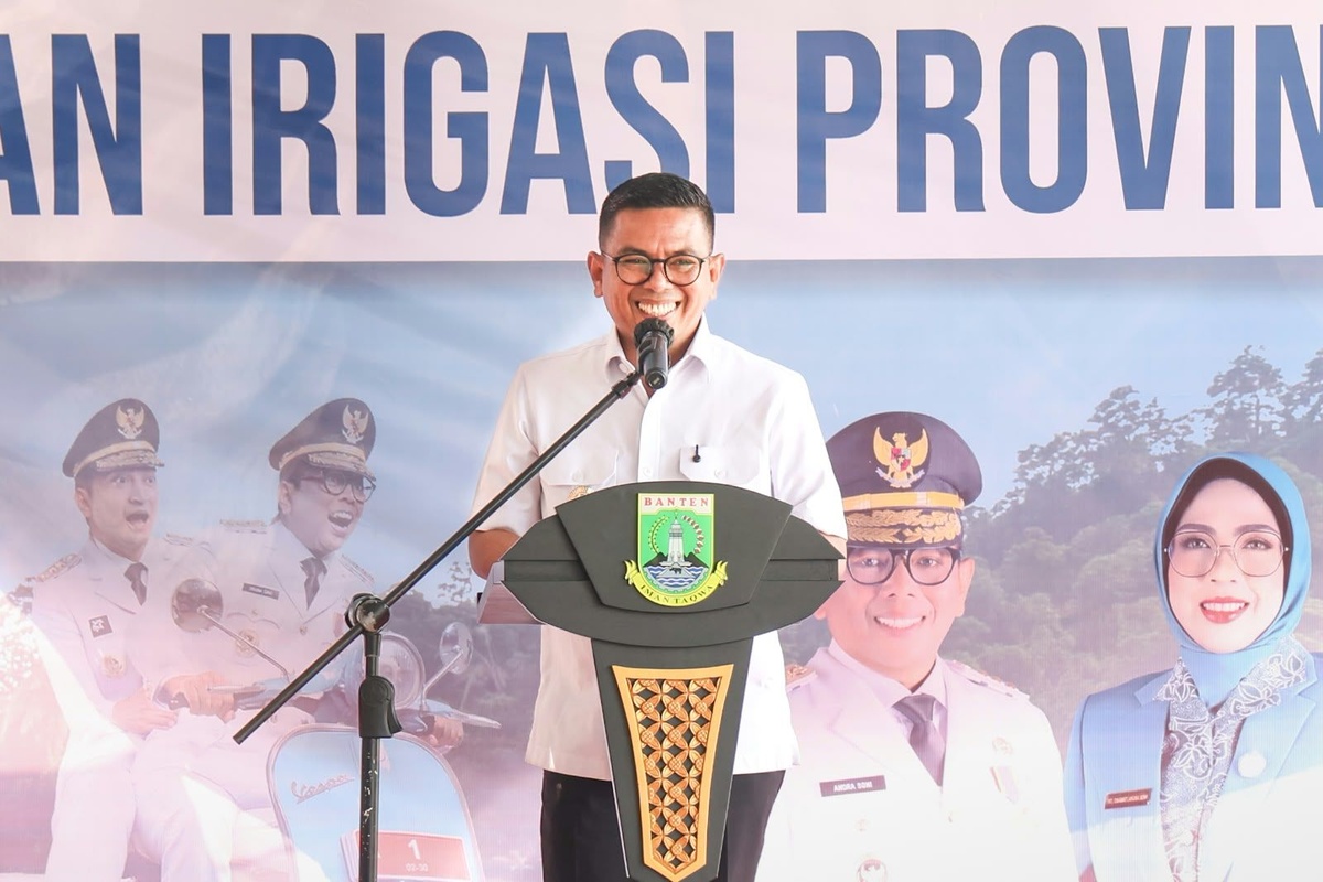 Belum 2 Tahun Memimpin, Gubernur Banten Andra Soni Resmikan 7 Irigasi