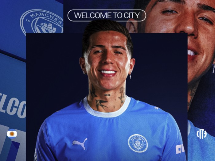 Manchester City menyelesaikan proses belanja musim panas dengan membeli Enzo Fernandez dari Chelsea.